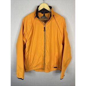 Abacus Loft Zip Off Jacket Orange Golf Windbreaker Men’s Medium